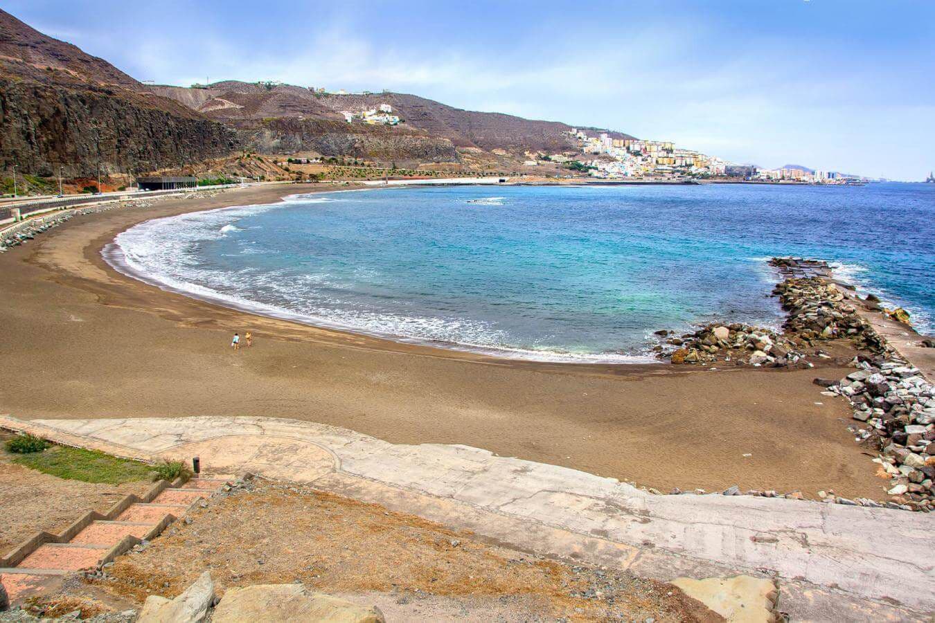Turquoise bay on the coast of Gran Canaria